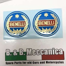 ADESIVI RESINATI LOGHI SERBATOIO BENELLI 1971  Tornado 650 68 mm AD660045