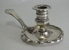 N5234 FAVOLOSA BUGIA CANDELABRO 1 FIAMMA IN SILVER PLATED