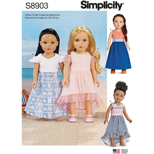 Simplicity 8903 bambole - 8903,
