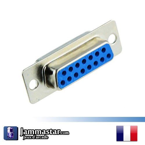 Connecteur db15 femelle ci - connecteur,