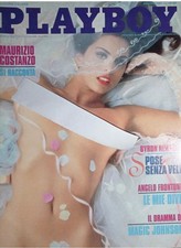 Playboy Italia Rivista Maggio 1992 Byron Newman Nadia Bengala Maurizio Costanzo 