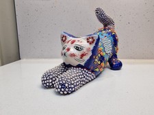VTG Hand Painted Ceramic Cat