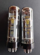 2 x Tubo base corta RFT EL34 O