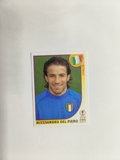 figurina panini fifa world cup Korea Japan 2002 ALESSANDRO DEL PIERO numero 471