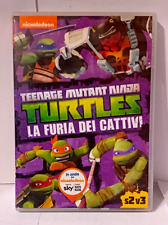TURTLES La Furia dei Cattivi Teenage Mutant Ninja DVD S. 2 Vol. 3 Tartarughe