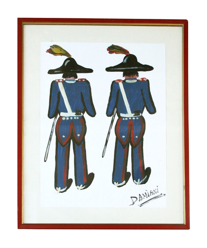 Olio carta carabinieri - carta,,