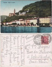 MORCOTE - SVIZZERA - LAGO DI LUGANO - VIAGG. 1930 -89345-