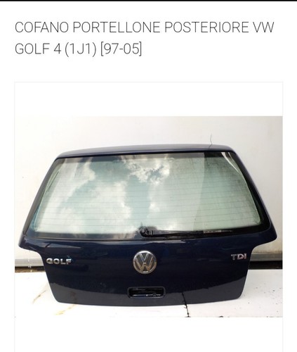 Cofano portellone posteriore - portellone,