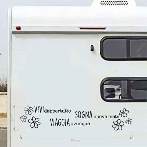 Adesivo camper frase - , viaggi