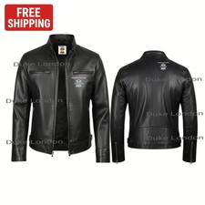 Giacca pelle uomo moda vera