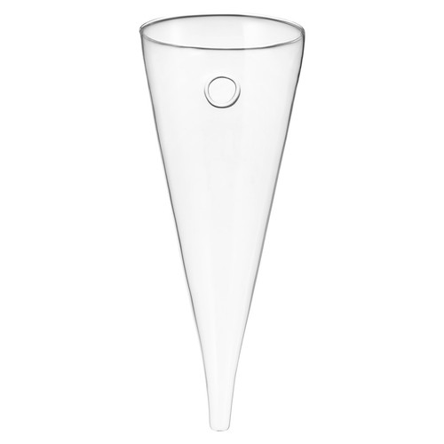 Vaso vetro cono circolare - vaso, in