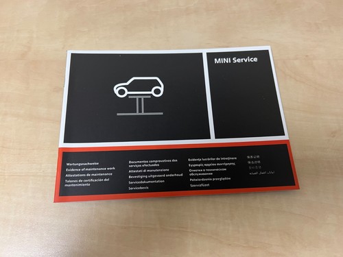Bmw mini service book cooper - book,