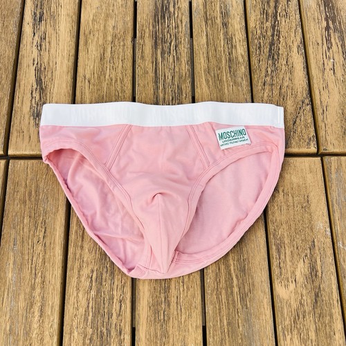 Moschino slip intimo - uomo, rosa