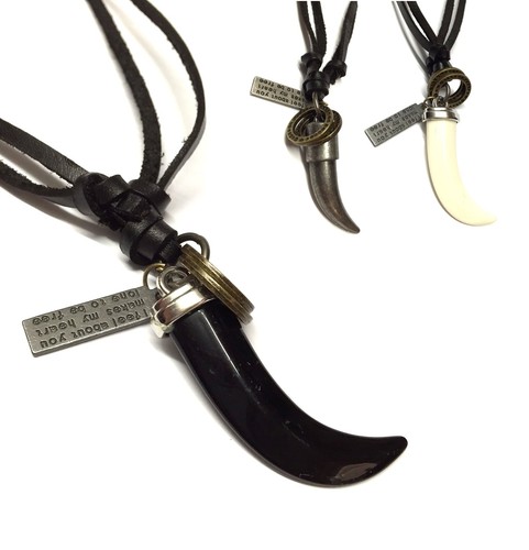 Pelle uomo collana - uomo, stile