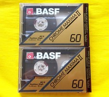 2 nastri cassetta BASF Chrome
