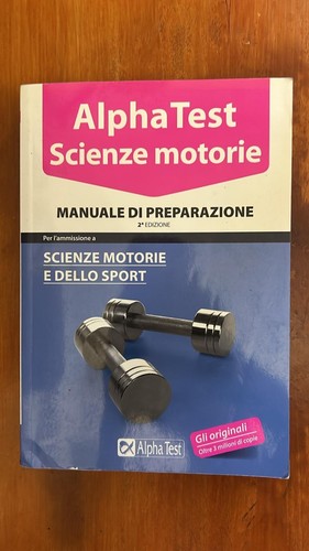 Alphatest scienze motorie - alphatest,