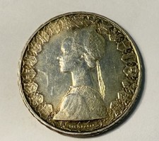 1966 Italy R 500 Lire Coin -