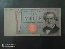 Monete e banconote Lire MILLE