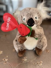 Pupazzo Peluche Koala “I Love You” per Innamorati ? con Rosa ?