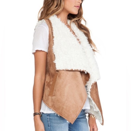 Gilet aperto davanti - , moss