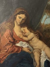 Dipinto Antico Olio su Tavola