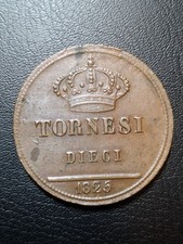 10 TORNESI 1825 FRANCESCO I  BB/SPL