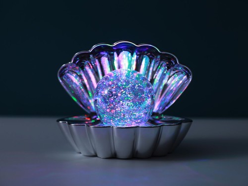 Lampada conchiglia silver - lampada, a