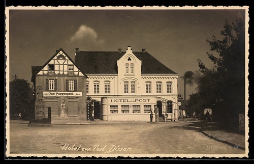 Cartolina dissen hotel zur - dissen,,