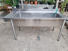 GRANDE LAVANDINO IN ACCIAIO PROFESSIONALE USATO