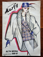 Marfy Moda Donna 1986 1987 Autunno Inverno Cartamodello Collezione Figurini