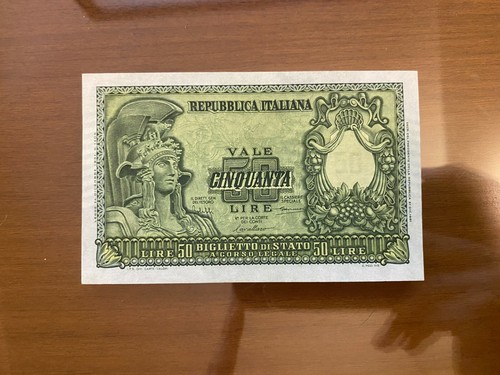 Repubblica banconota lire - banconota, 50