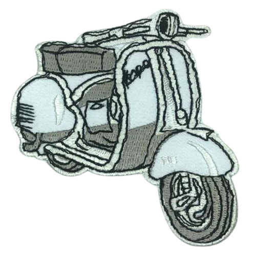 Vespa cute motorbike art jeans - vespa,