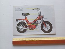 Motobi 50 Magnum 5V 1975 depliant italiano originale ciclomotore brochure moped