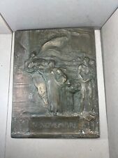 PLACCA  IN BRONZO   MILITE