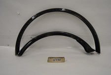 Pair Black Steel Bike Fenders