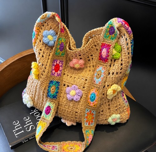 Borsa all uncinetto - borsa, all'uncinetto