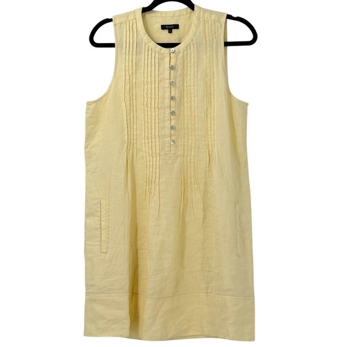 Abito swing smanicato lino