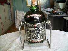 lotto 1 bottiglia brandy 1 litro -mezzo gio buton del 1960