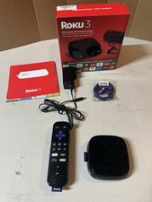 Roku 3 (3a generazione) Media Streamer 4230R - Telecomando con jack auricolare e auricolari