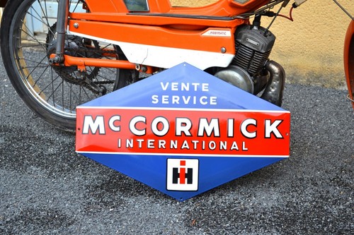 Plaque émaillée cormick - émaillée,