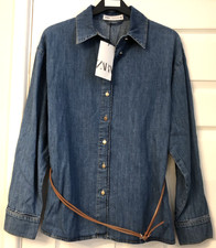 ZARA Z1975 CAMICIA DENIM CON