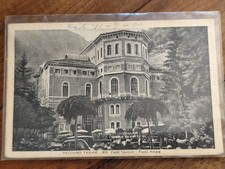 RECOARO TERME VICENZA CARTOLINA ANIMATA FP BN VGT 1950