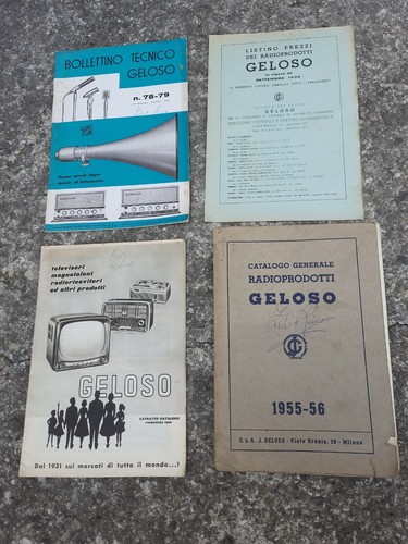 Lotto geloso radio vintage - geloso,