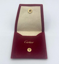 Cartier pochette anello/orecchini personalizzata customized ring clutch rosso
