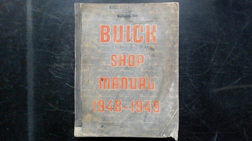Buick shop manuale 1948 1949 - shop, 1948-1949