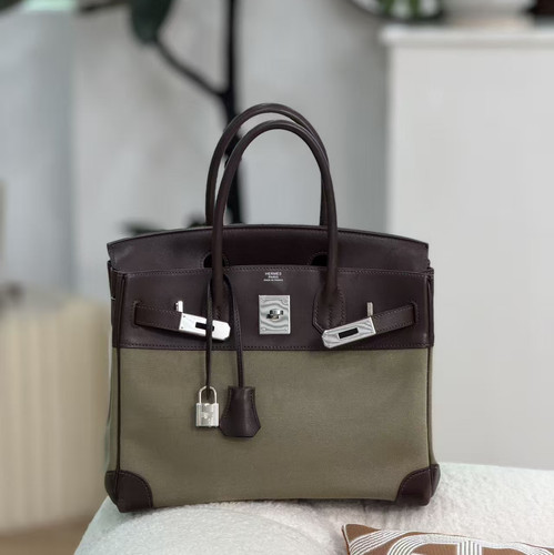 Auth hermès birkin toile - auth,