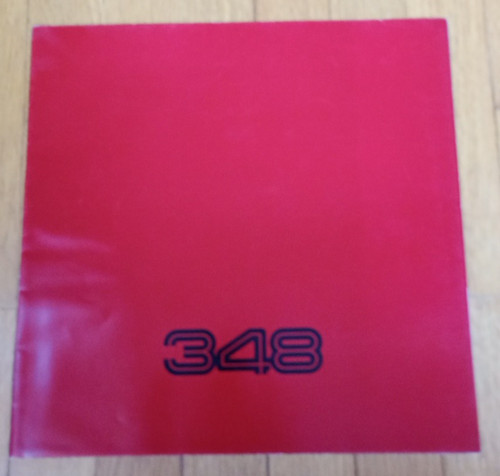 Ferrari 348 1989 brochure - 348,