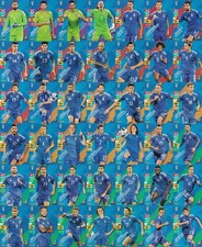 Cards Azzurri Adrenalyn XL 2024 Official Trading Cards Esselunga Panini a scelta