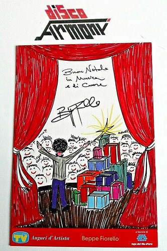 Cartolina auguri d - , "auguri