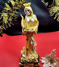 Statua Santa Muerte con corona